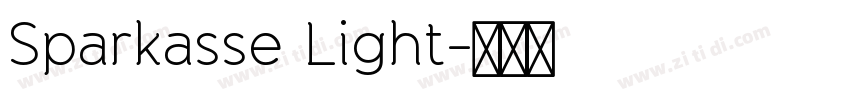 Sparkasse Light字体转换